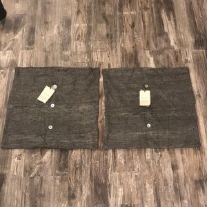 Set of West Elm Pillow Cases 20in x 20in